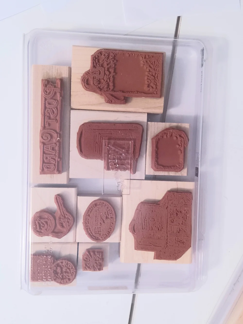 Stampin' Up! Vintage Travel Post